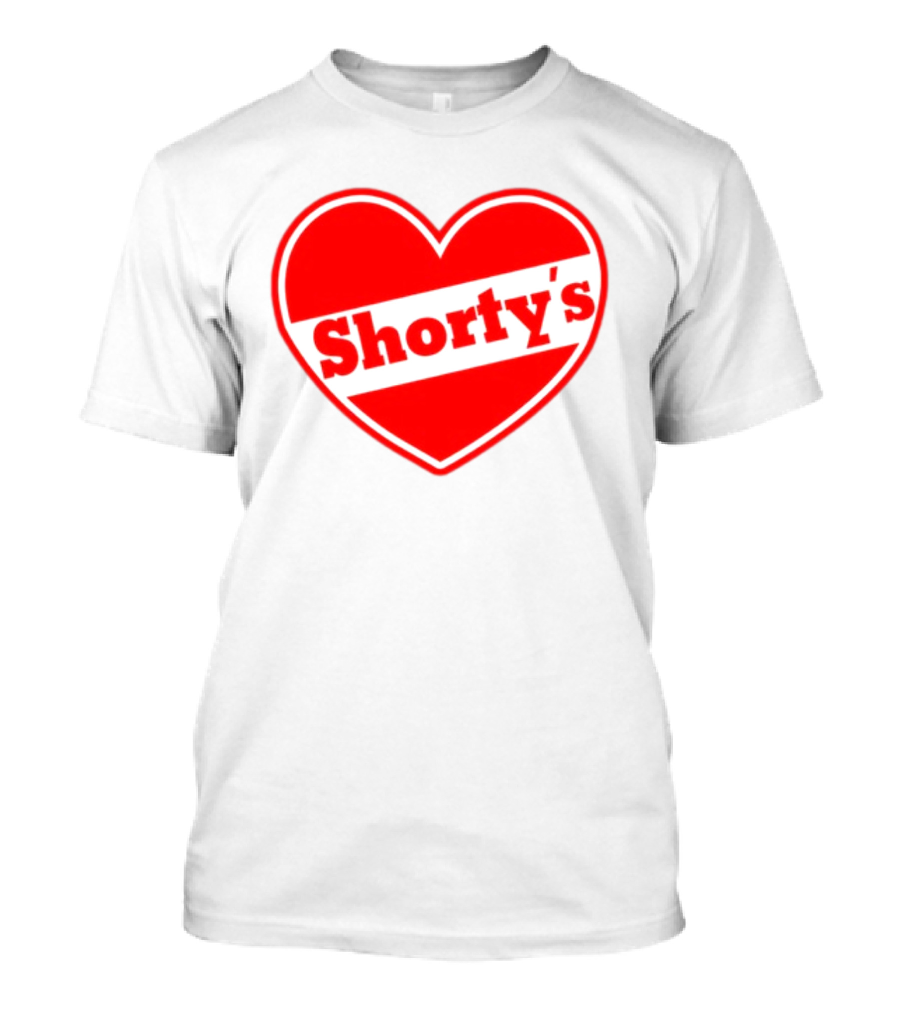 Shorty's Heart Logo Red Heart T-Shirt