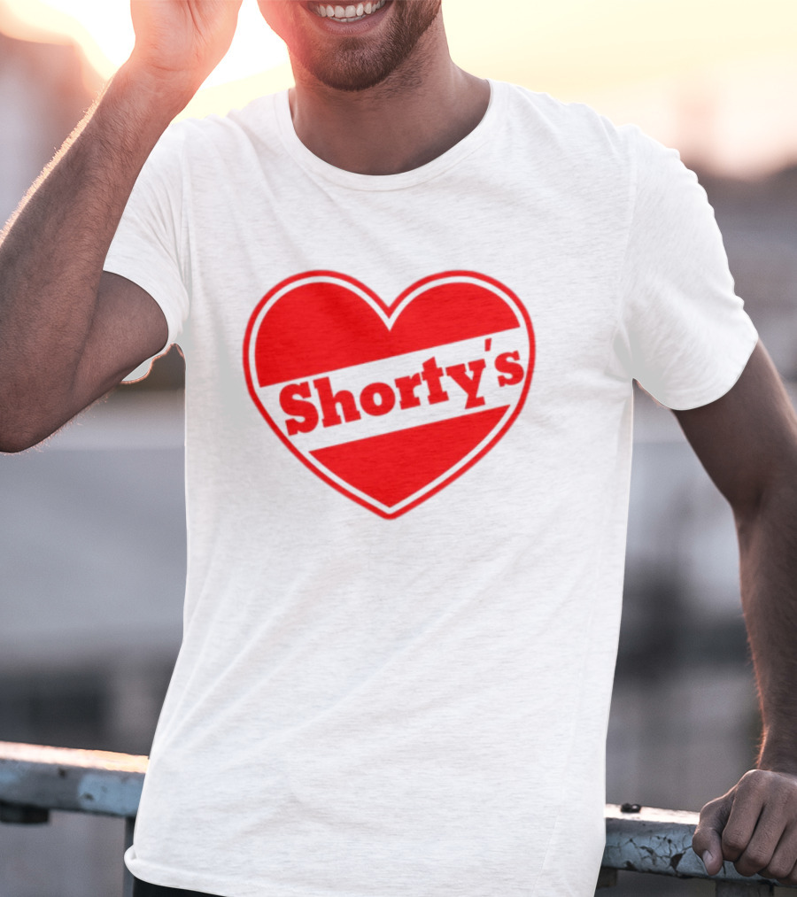 Shorty's Heart Logo Red Heart T-Shirt