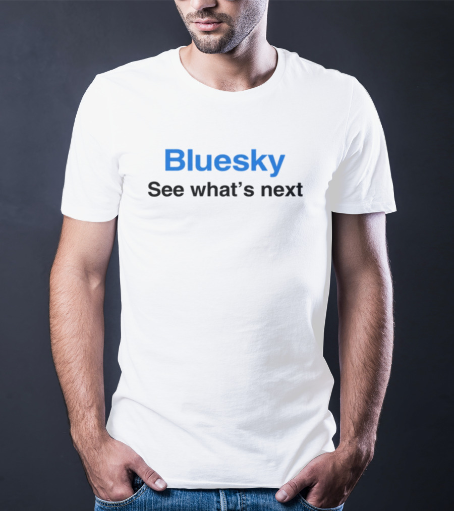 Bluesky See What's Next Future Vision Initiative T-Shirt