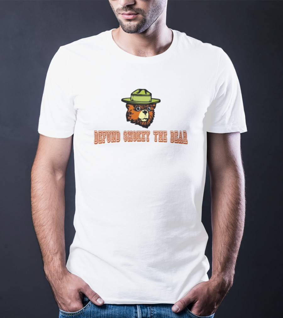 Niceshirtthanks Defund Smokey The Bear T-Shirt
