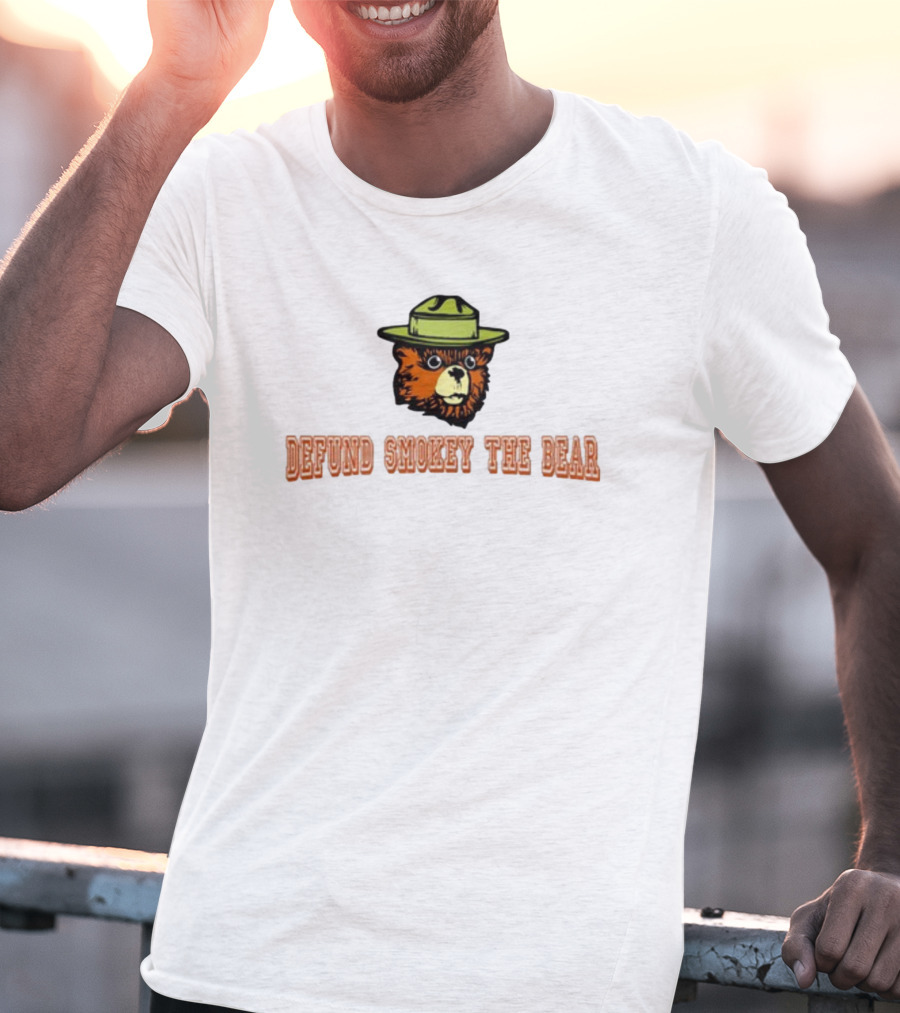 Niceshirtthanks Defund Smokey The Bear T-Shirt