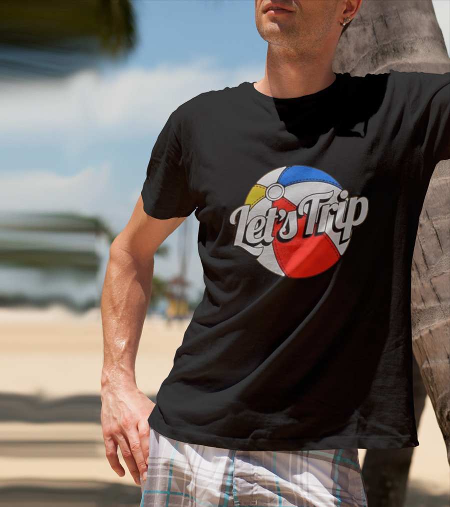 Let's Trip Colorful Beach Ball T-Shirt