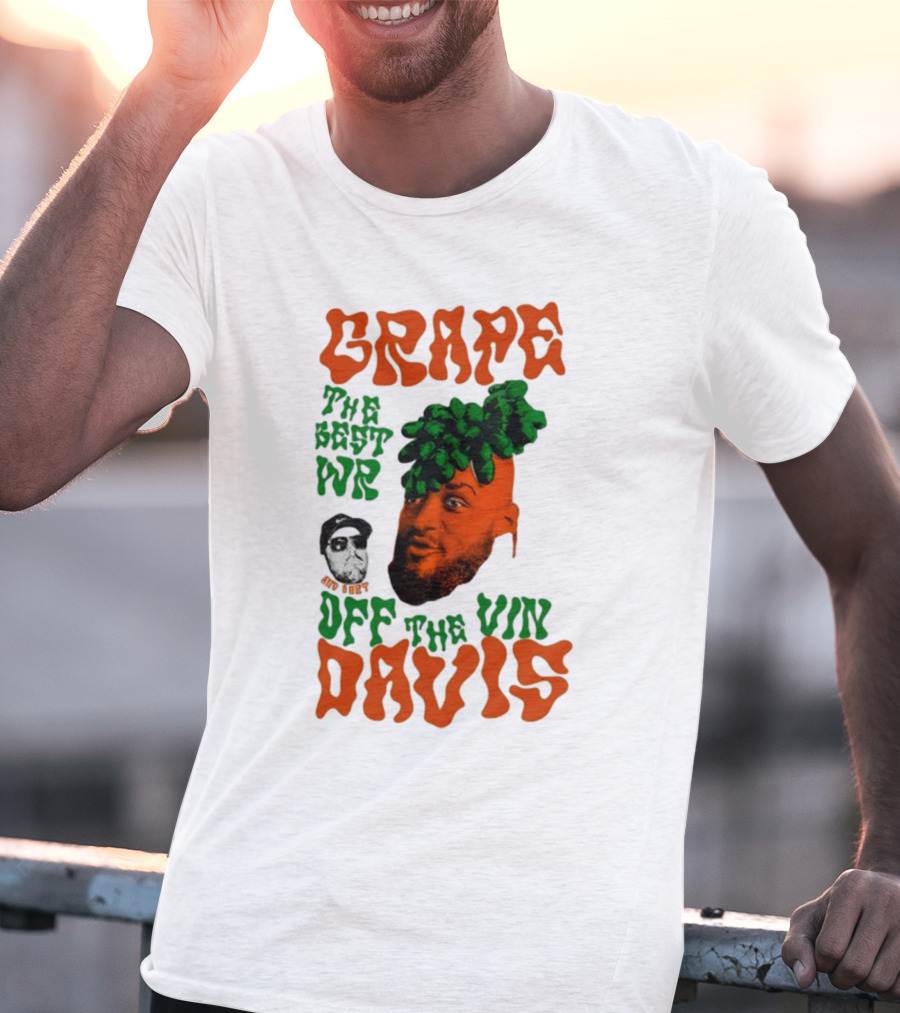 Grape Davis The Best WR Off The Vine T-Shirt