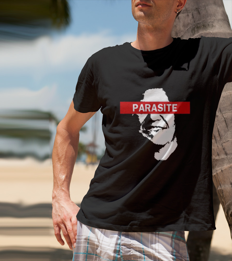 Nabunturanguy Davaomigrant Parasite Face Red Bar Iconic T-Shirt