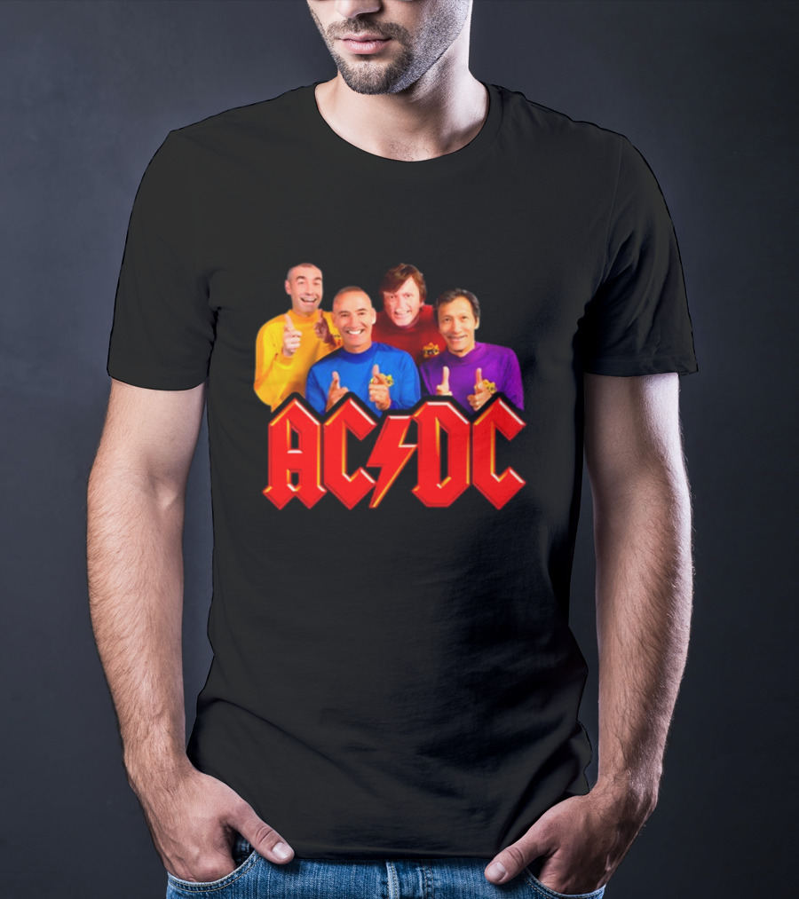 AC/DC Meets The Wiggles For Those About To Wiggle T-Shirt