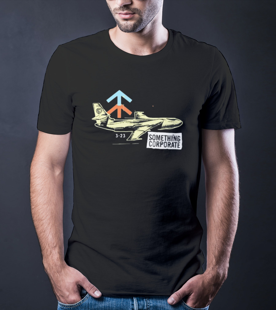 Something Corporate North Airplane 3-23 T-Shirt