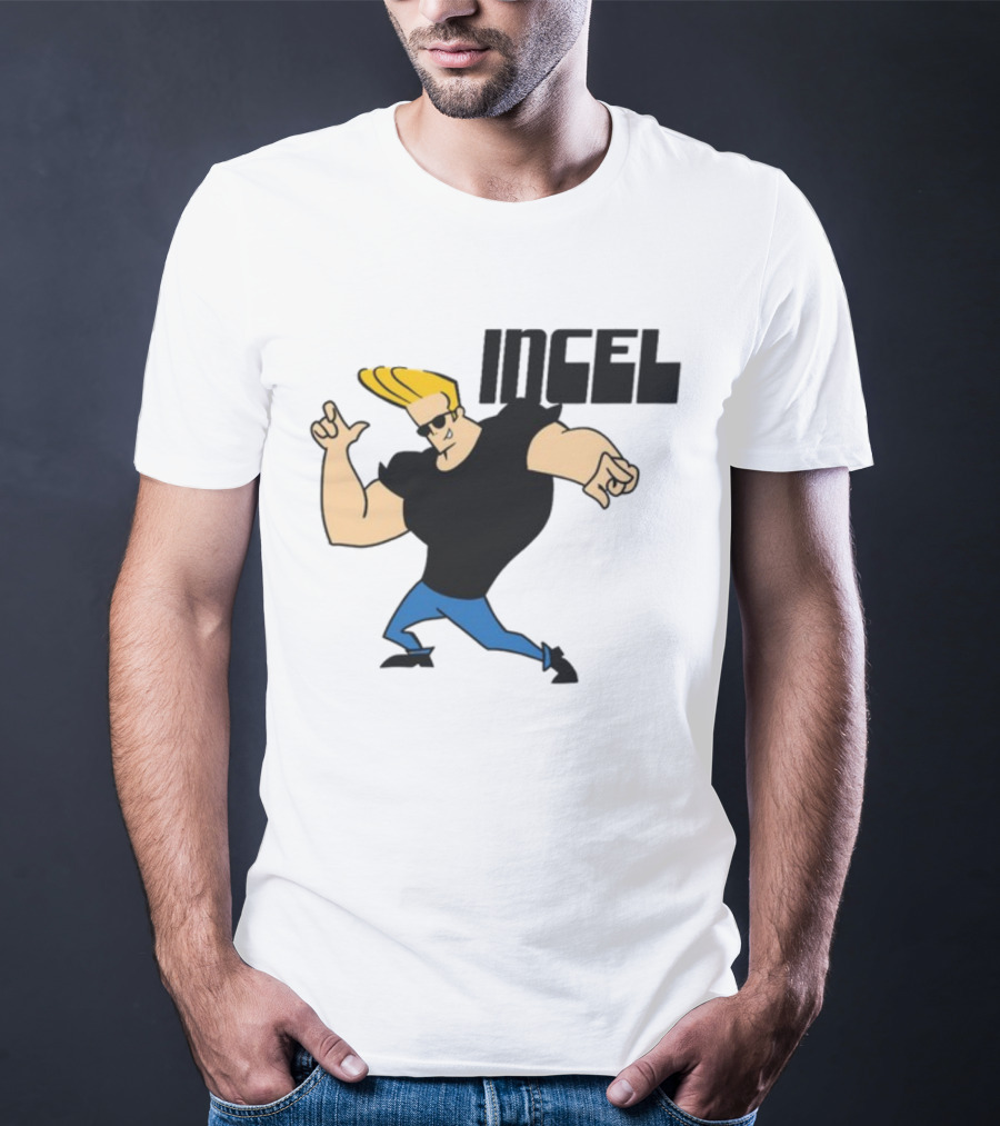 Incel Character With Blond Hair And Sunglasses T-Shirt