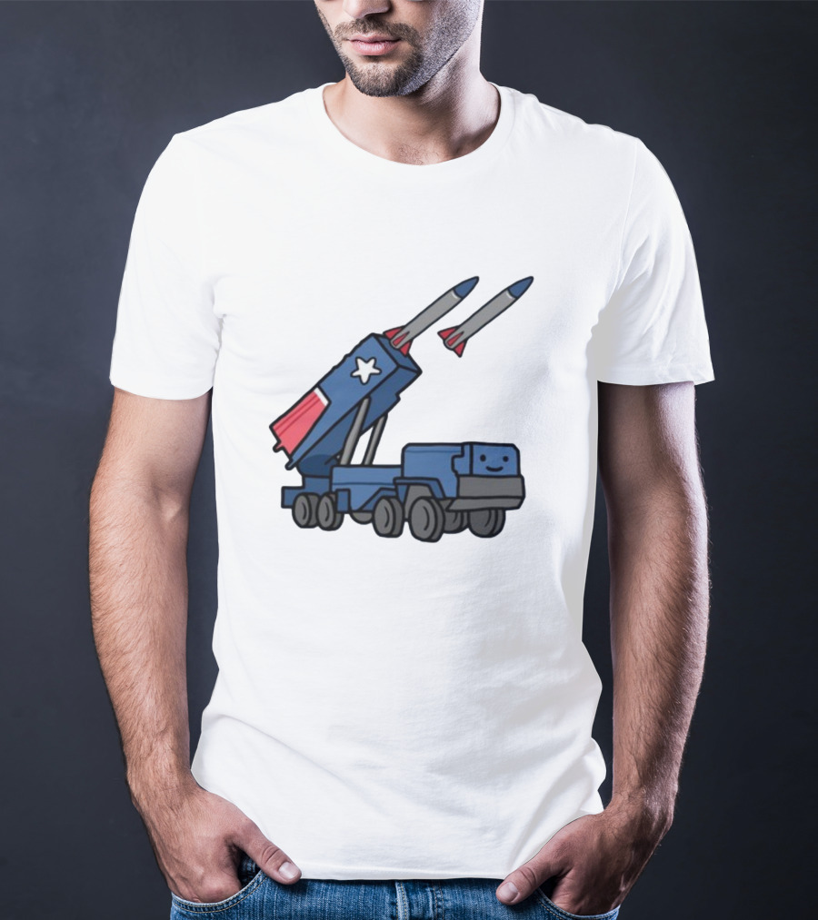 New England Patriots Missile Launcher Truck T-Shirt
