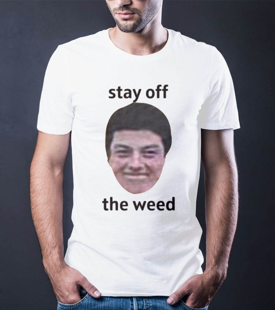 Stay Off The Weed Viktor Hovland Face T-Shirt