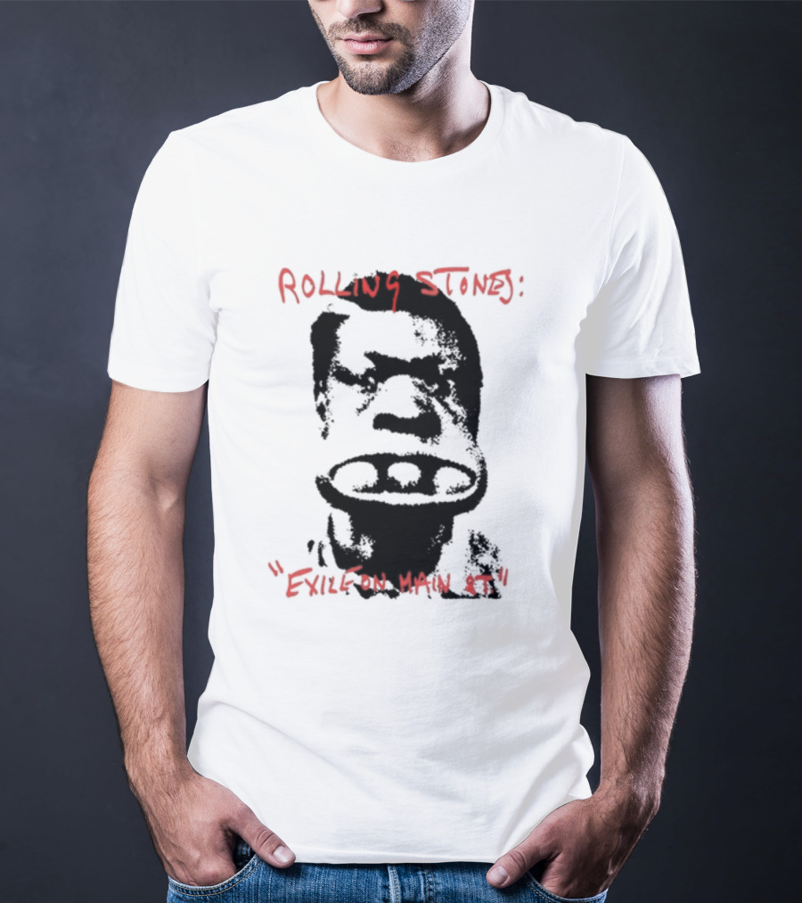 Rolling Stones Exile On Main St Sketch Face T-Shirt