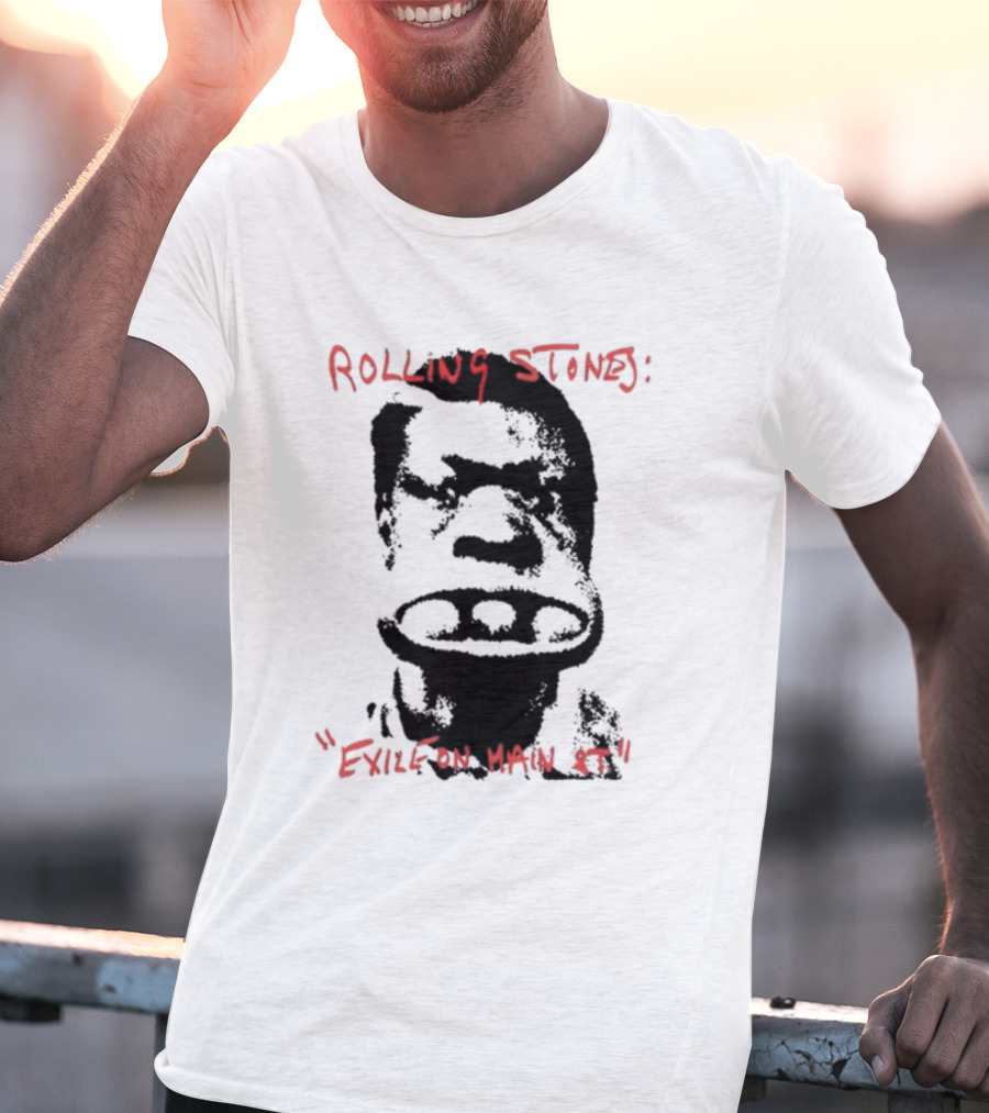Rolling Stones Exile On Main St Sketch Face T-Shirt