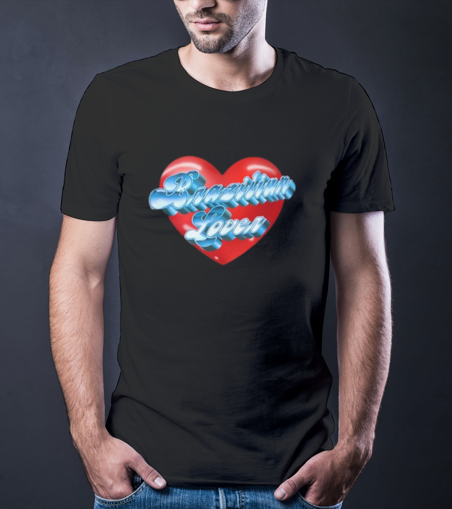 Mateus Brazilian Lover Heart T-Shirt