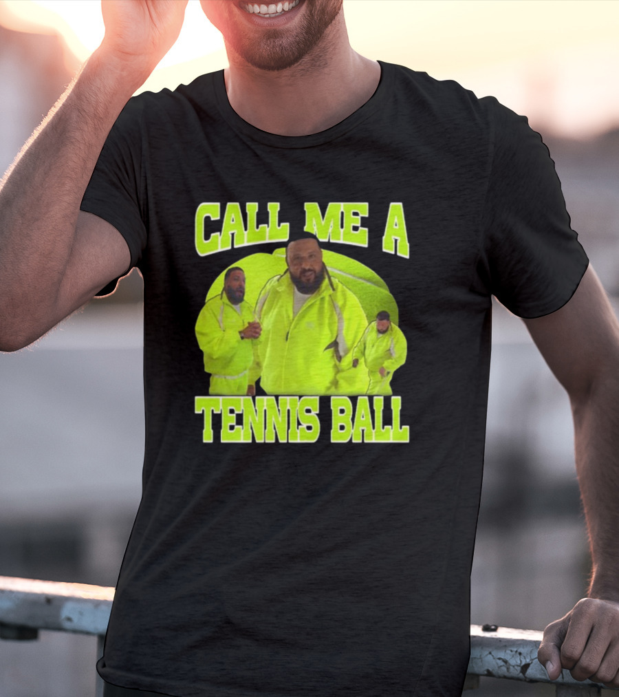 DJ Khaled Call Me A Tennis Ball Neon T-Shirt