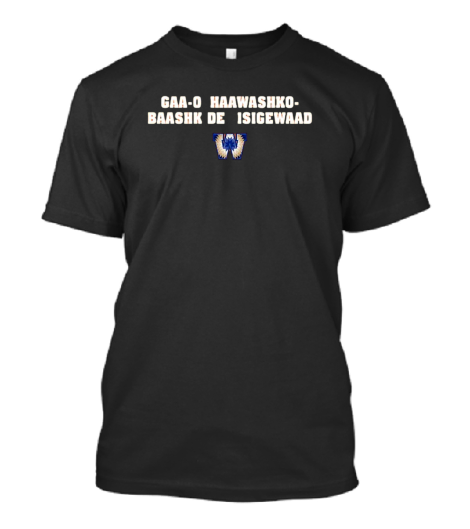 Wpg Blue Bombers Gaa-O Haawashko-Baashk De Isigewaad T-Shirt