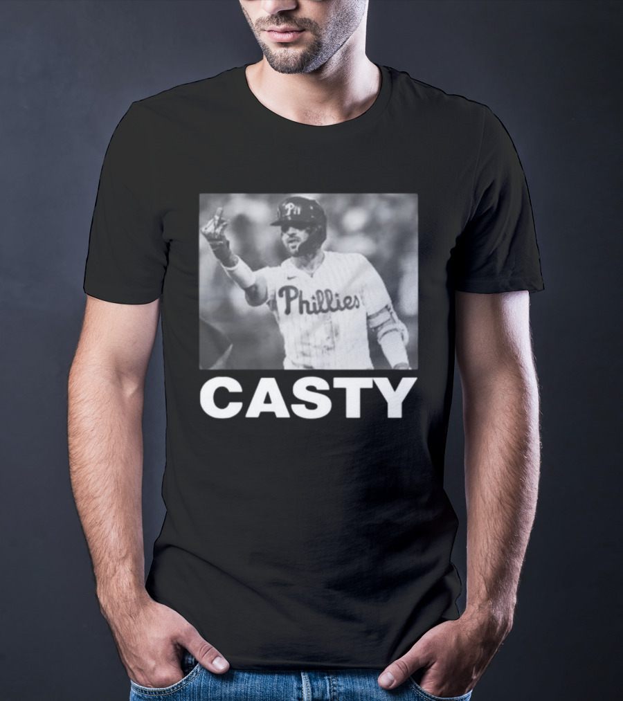Casty Phillies Baseball Player Phillies T-Shirt