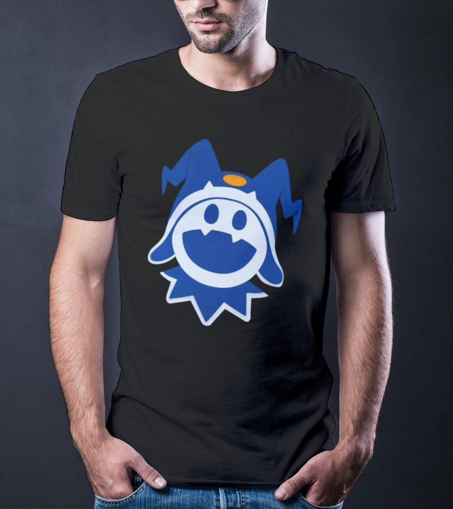 Hee Ho Jack Frost Persona Atlus SMT Iconic Blue Character T-Shirt