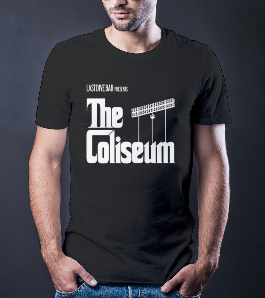 Last Dive Bar Presents The Coliseum Stadium Lights T-Shirt