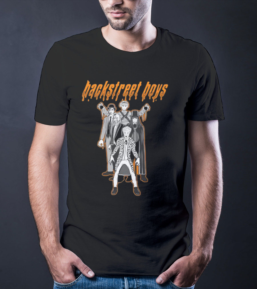 Backstreet Boys Halloween Horror Costume Characters T-Shirt