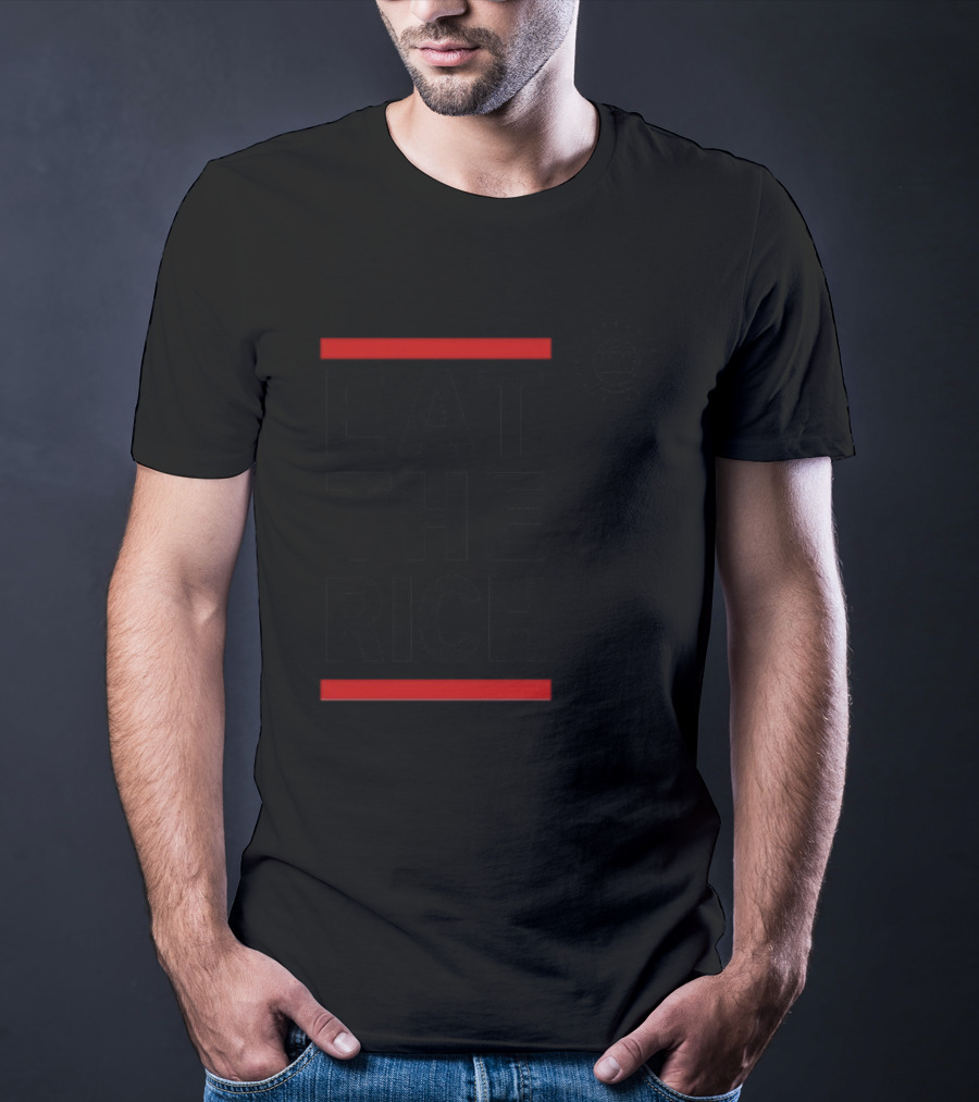 UAW Shawn Fain Eat The Rich Black And Red T-Shirt