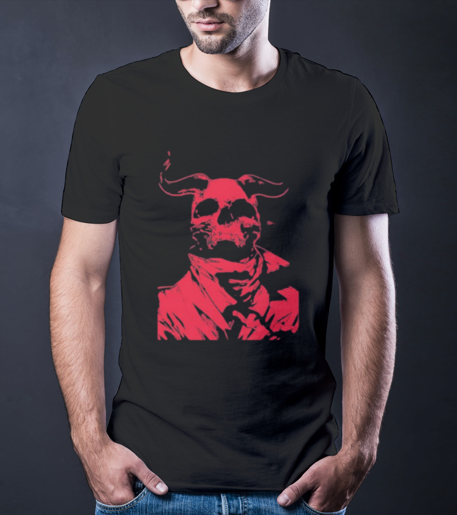 Massivefaceart Not Great Skull Demon Red T-Shirt