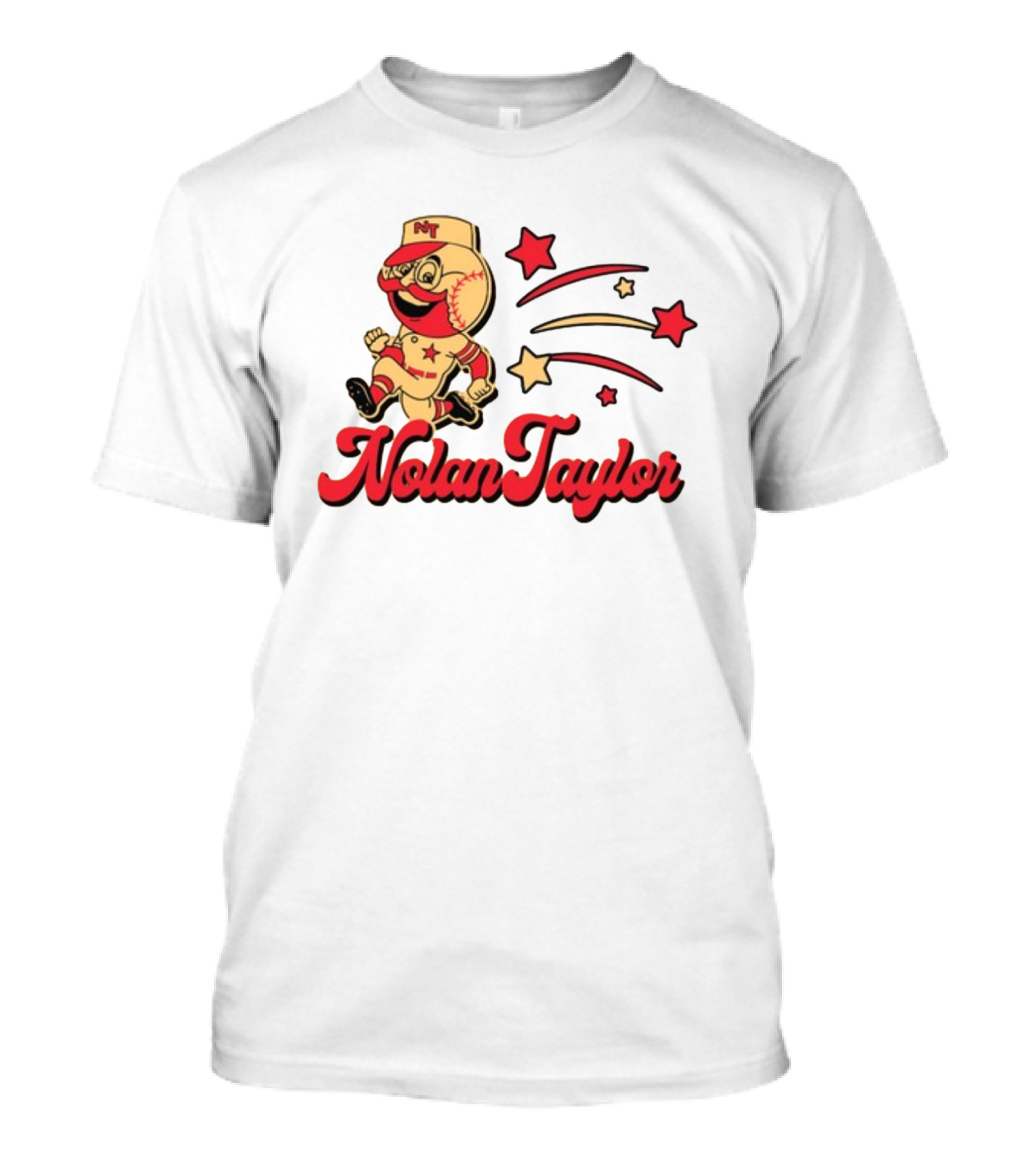 Nolan Taylor MT Mascot Stars Baseball T-Shirt