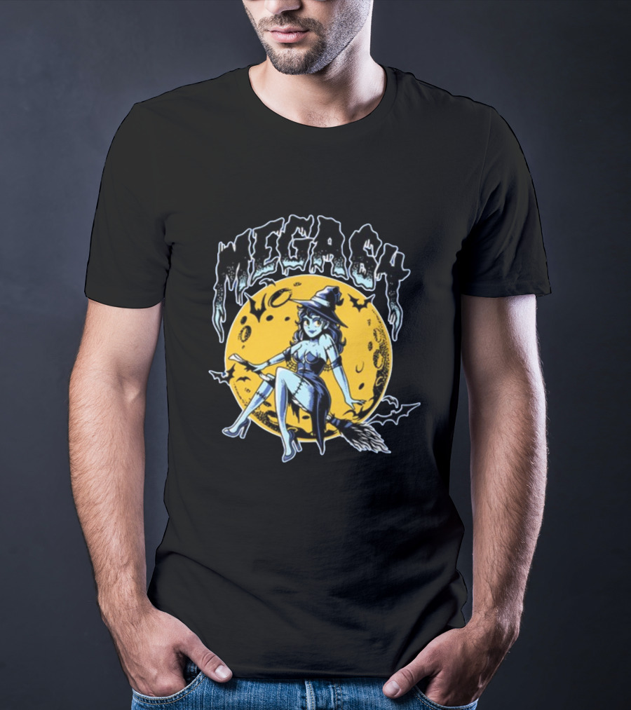 MEGASH Moon Witch Rider T-Shirt