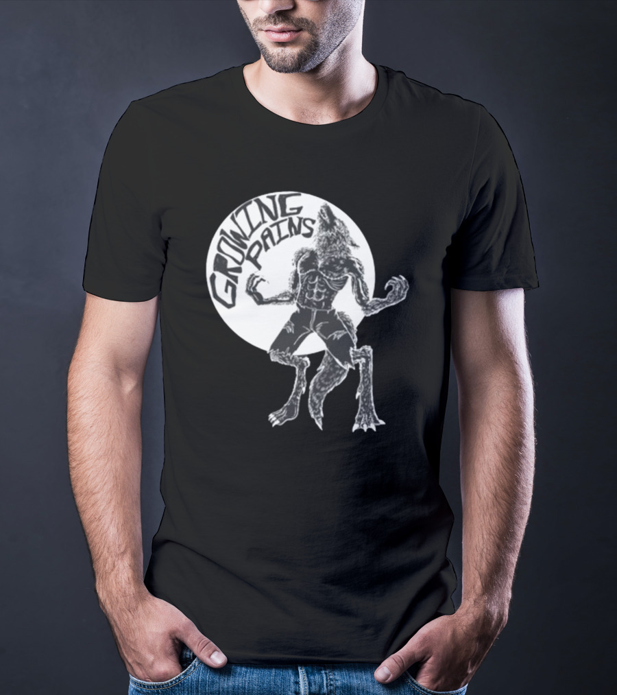 Oatmilklady Growing Pains Werewolf Transformation Full Moon T-Shirt