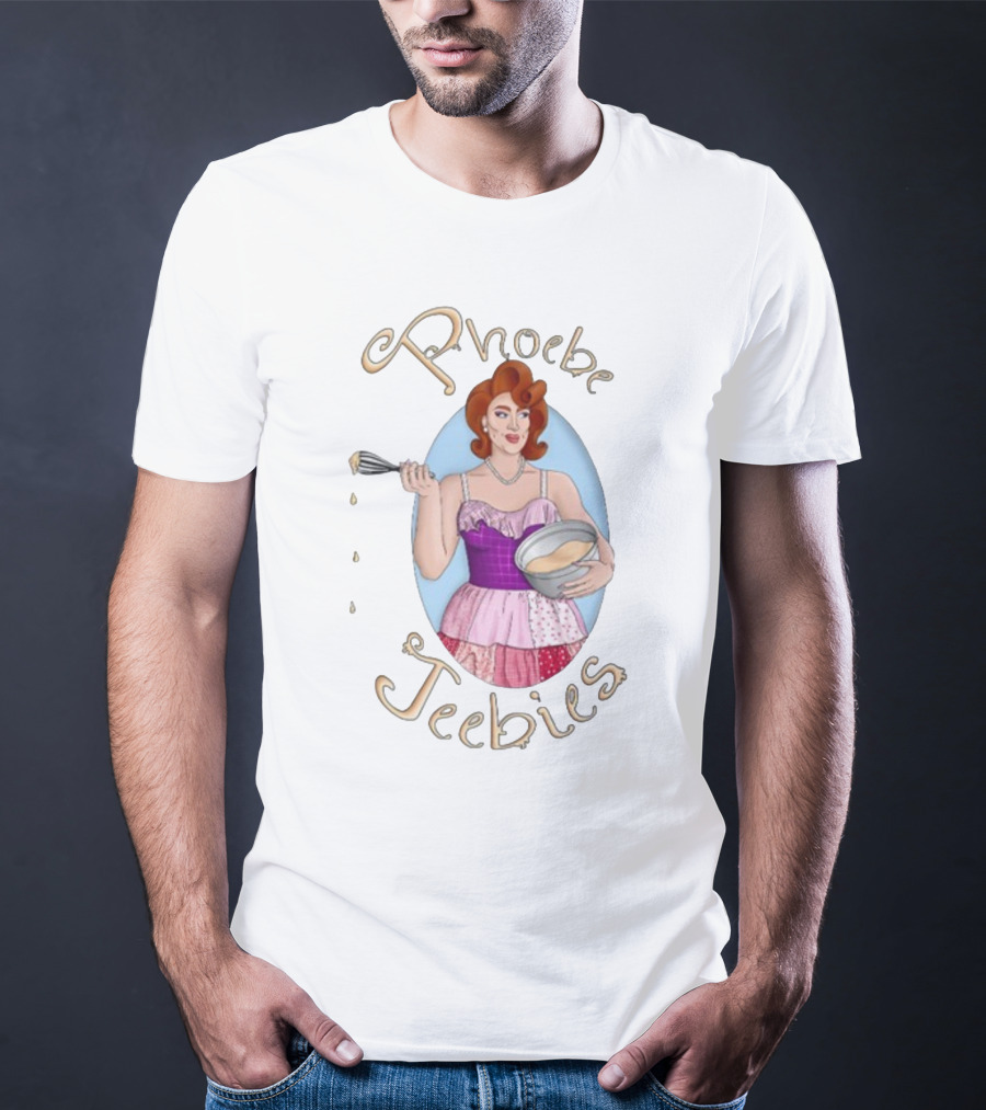 Phoebe Jeebies Baking Whisk Vintage Pin-Up T-Shirt