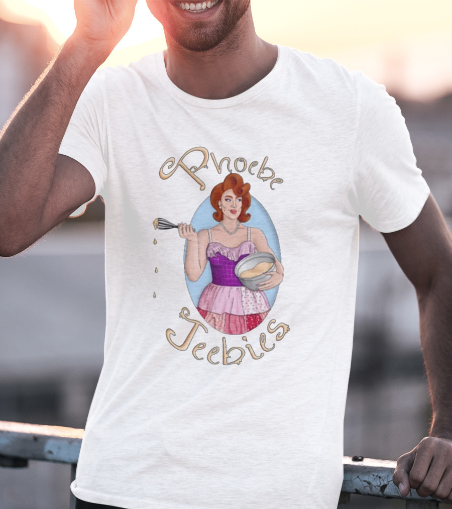 Phoebe Jeebies Baking Whisk Vintage Pin-Up T-Shirt