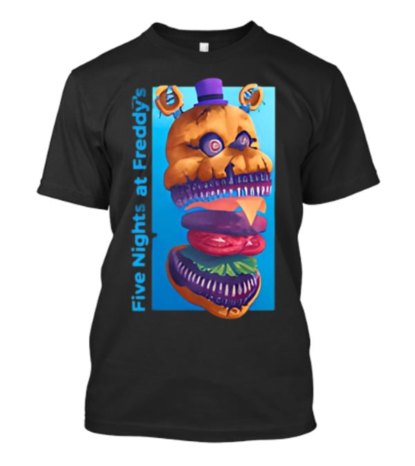 Five Nights At Freddy's Midnight Snack Jonnyblox Burger Animatronic T-Shirt