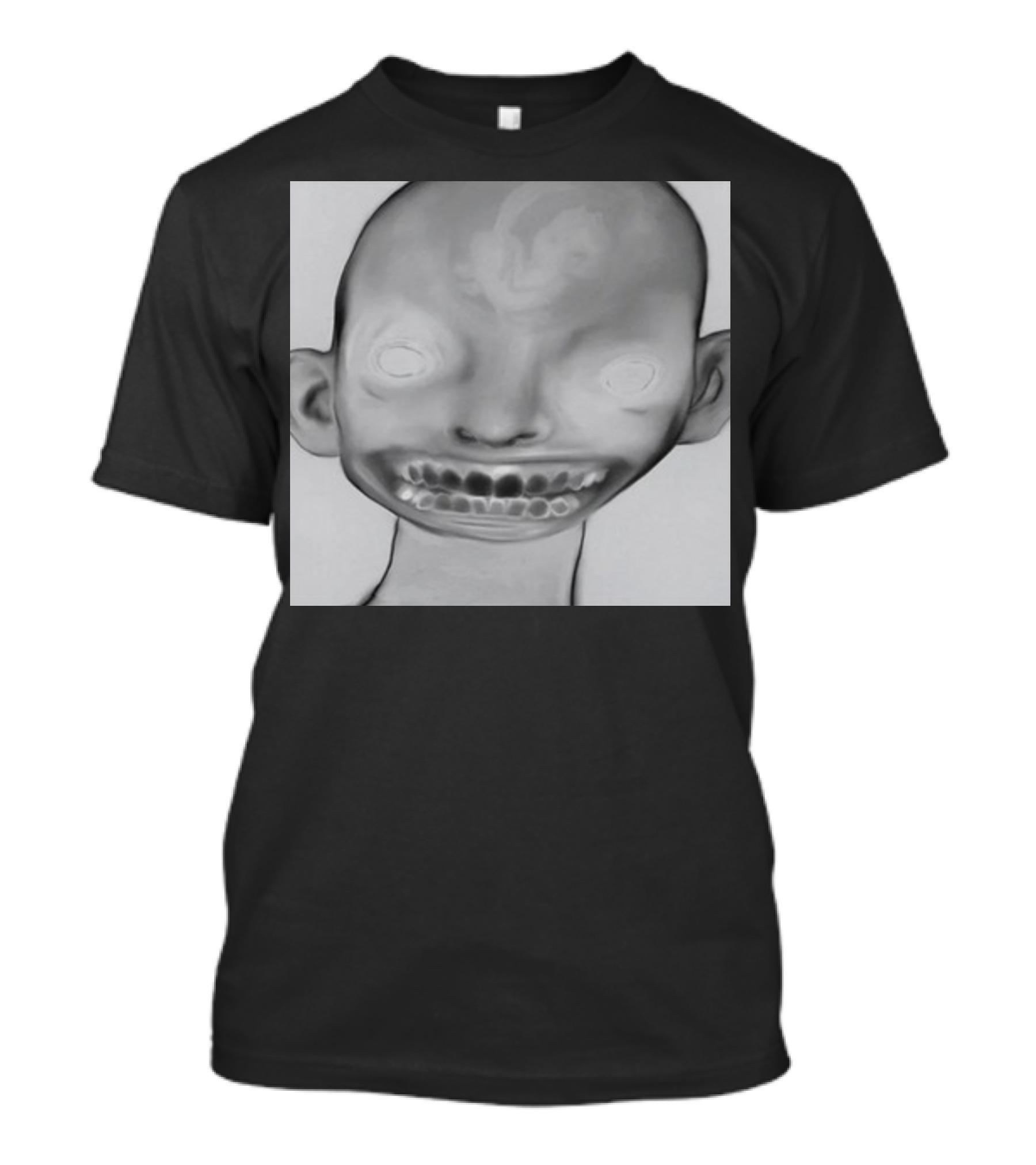 Horizonsupply Heart Stops Beating Eerie Skull Face T-Shirt
