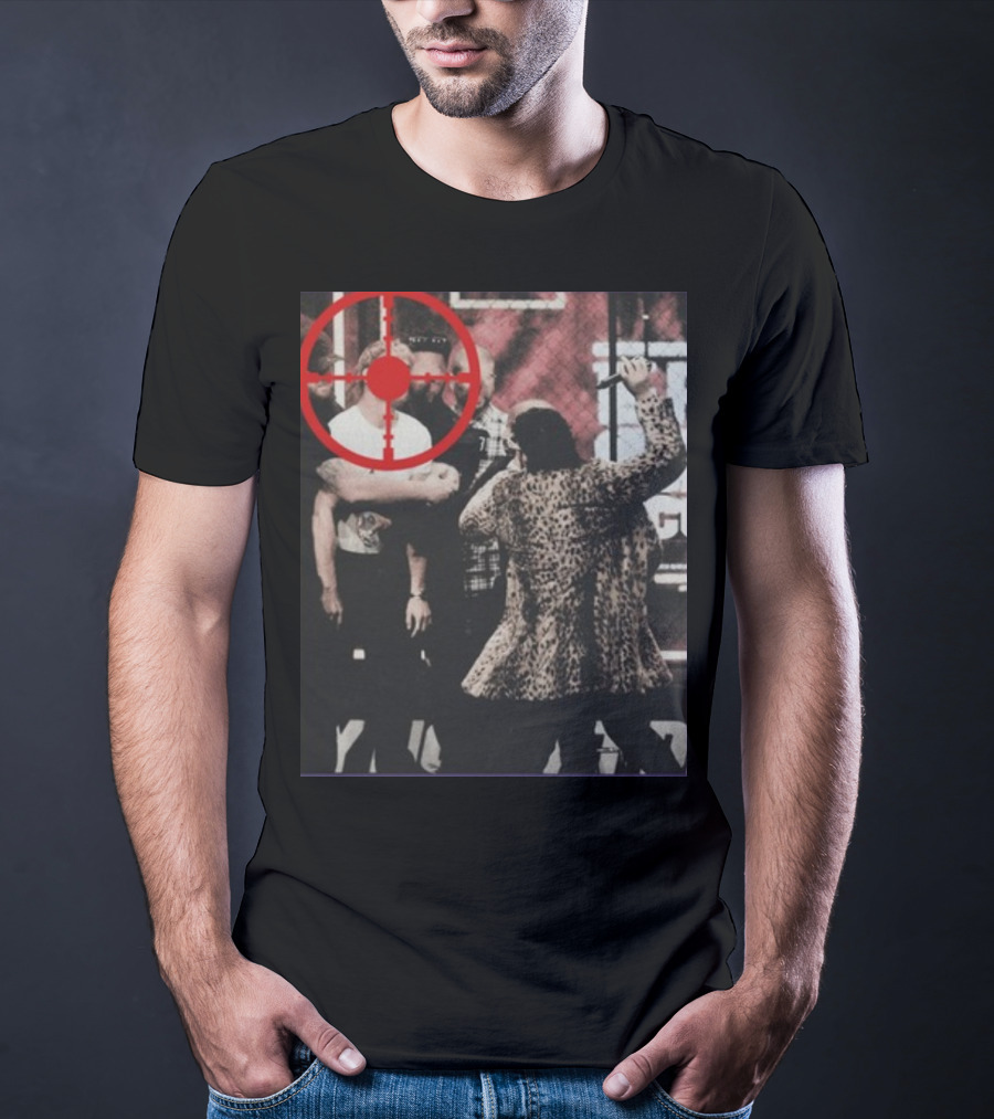 Limited Dillon Danis X Full Violence Bullseye Red Target Man Confrontation T-Shirt