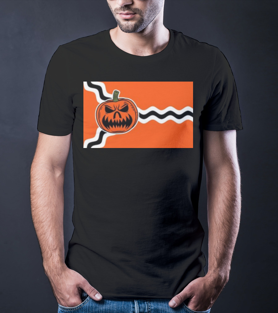 St. Louis Flag Inspired Pumpkin Halloween T-Shirt