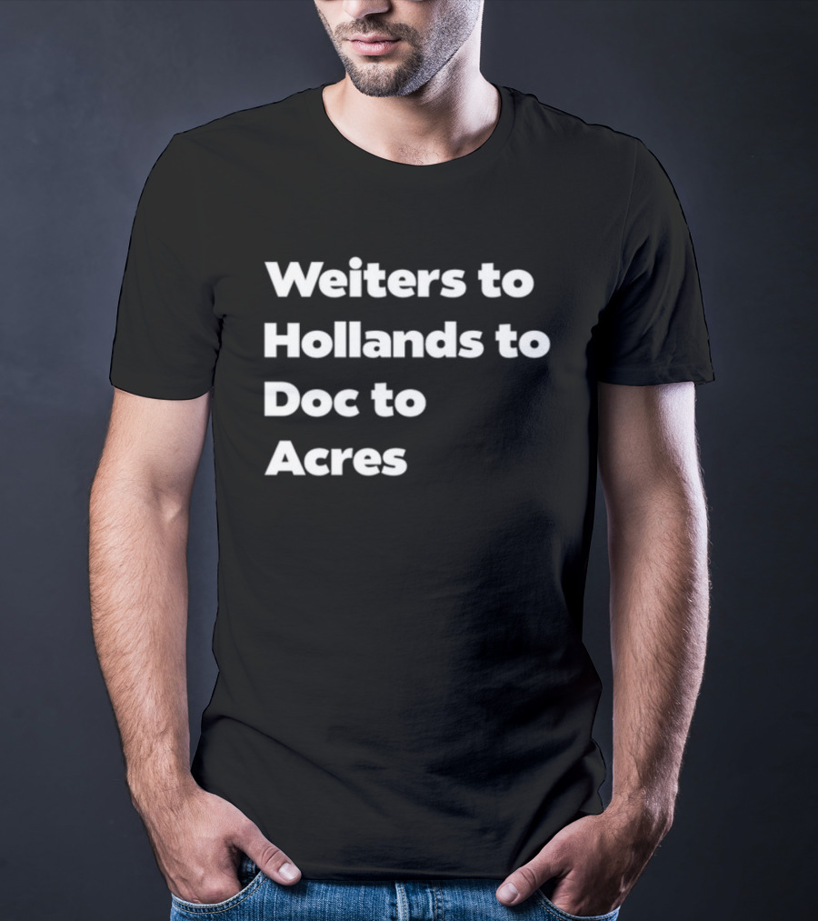 Weiters Hollands Doc Acres Football Names Sequence T-Shirt