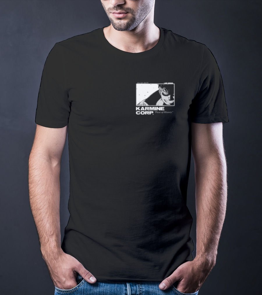 Karmine Corp Piece Of History Manga Style Character Sketch T-Shirt