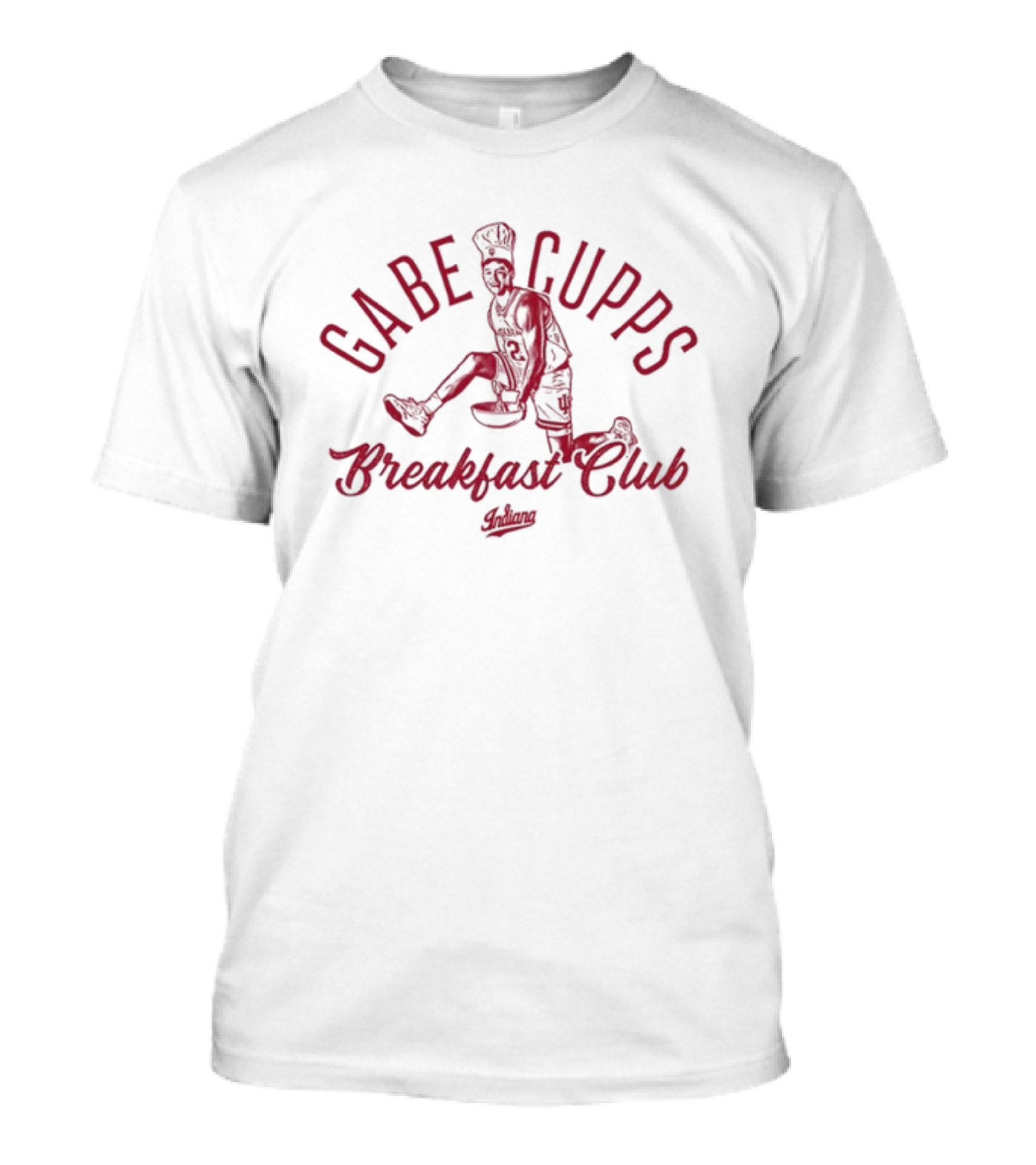 Gabe Cupps Basketball Breakfast Club Indiana T-Shirt