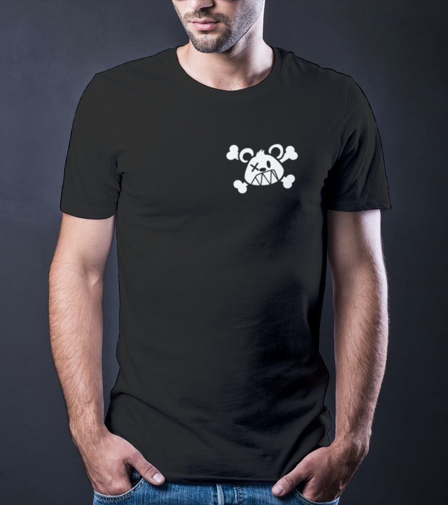 Killabears Killas-Ceramic Crossbones X-Eyed Bear T-Shirt