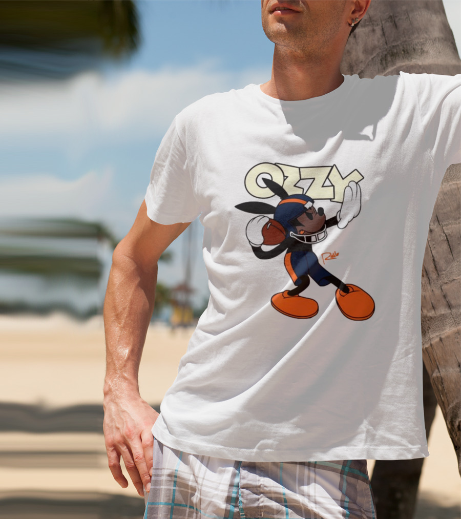 Ozzy Chicago Over Everything X Rello Football Player T-Shirt