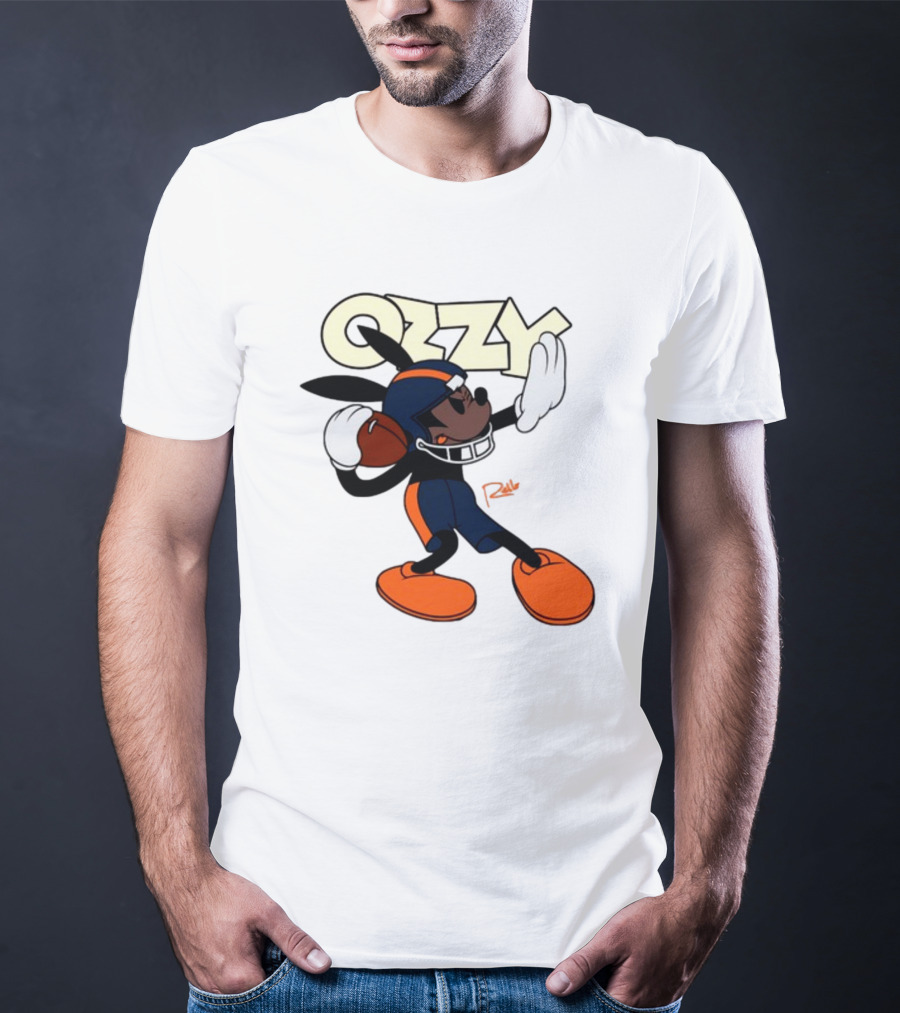 Ozzy Chicago Over Everything X Rello Football Player T-Shirt