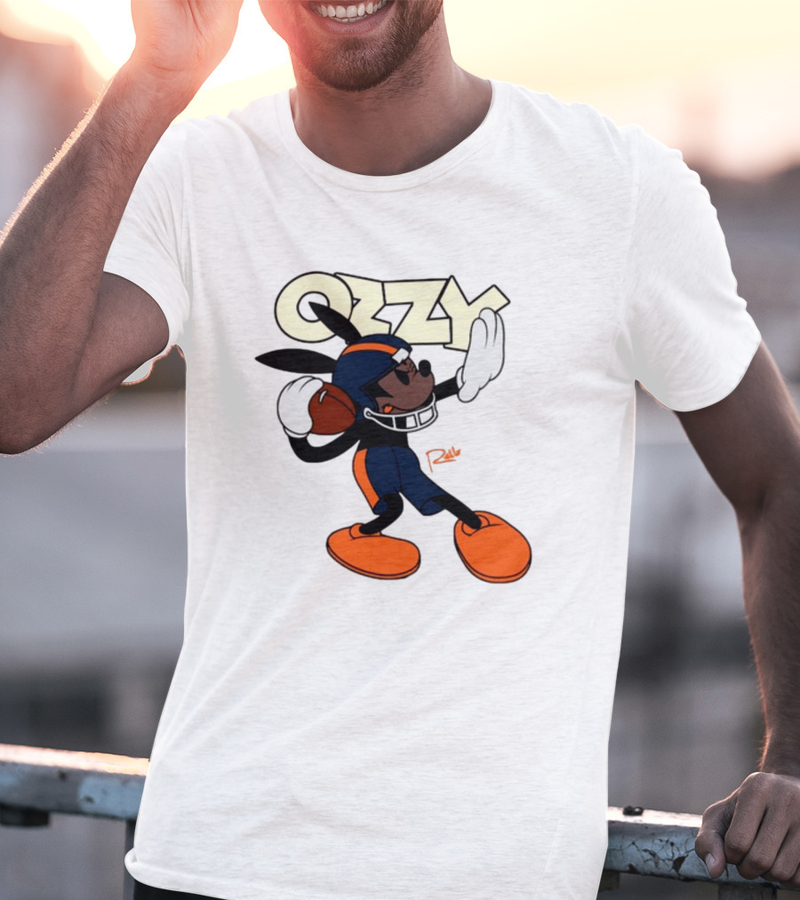 Ozzy Chicago Over Everything X Rello Football Player T-Shirt