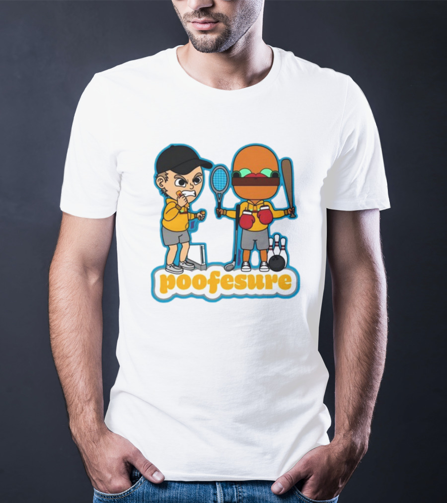 Poofesure Wii Sports Parody With Gaming And Boxing Elements T-Shirt