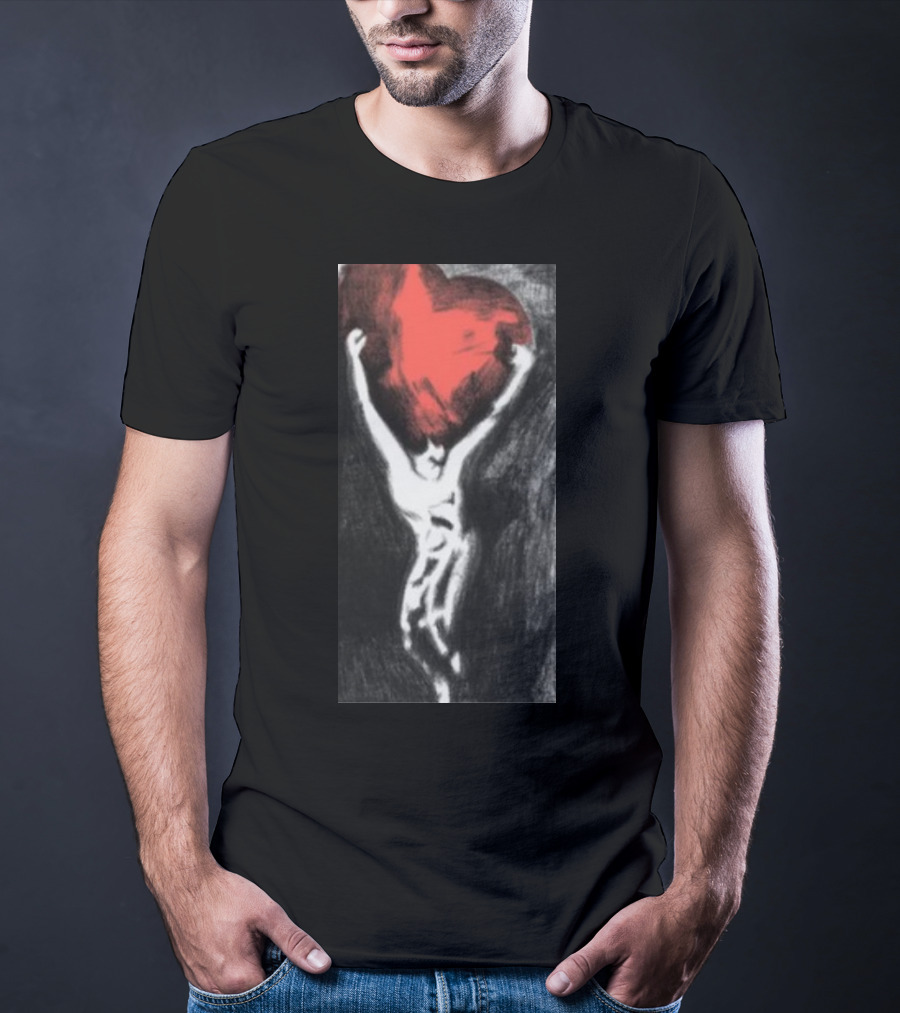 Rider Love Red Heart Embrace T-Shirt