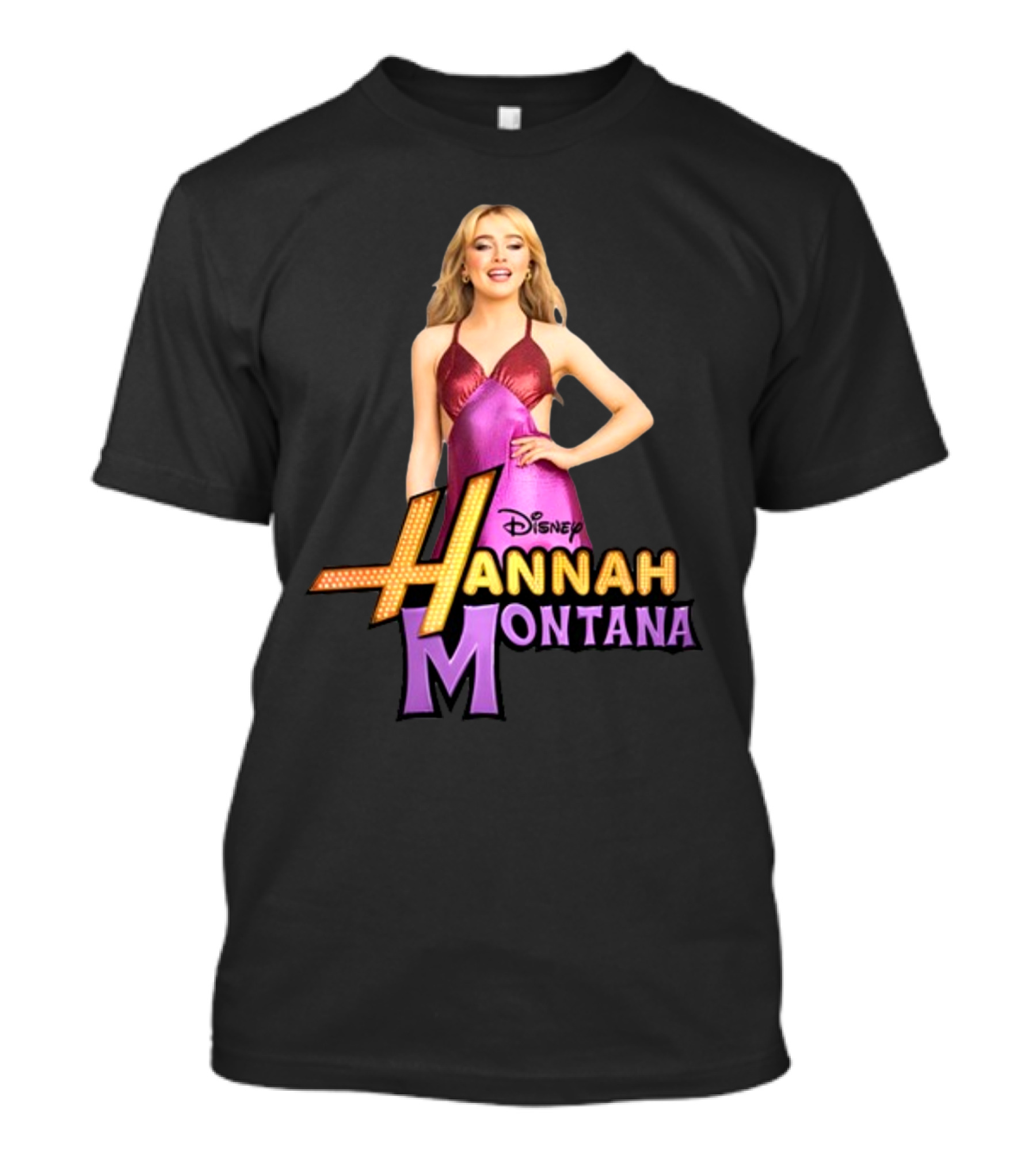 Disney Hannah Montana Sabrina Carpenter Iconic Crossover T-Shirt