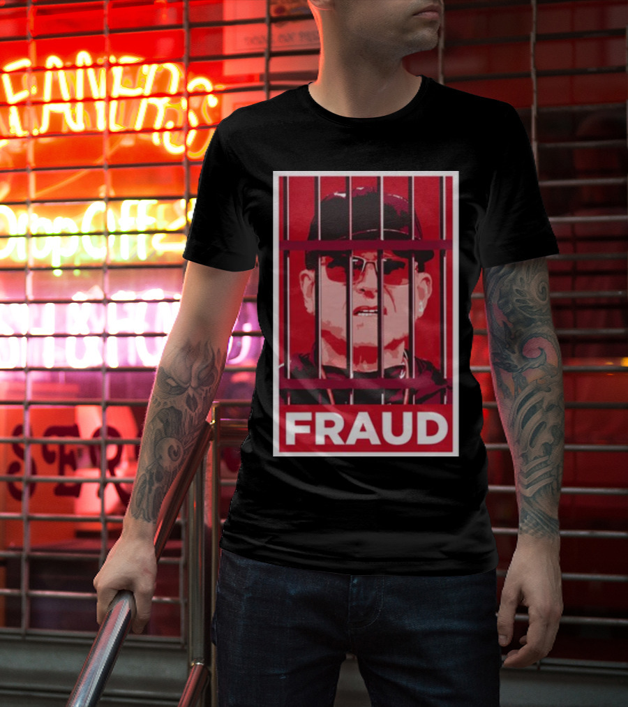 Nebraska Fraud Bars Red T-Shirt