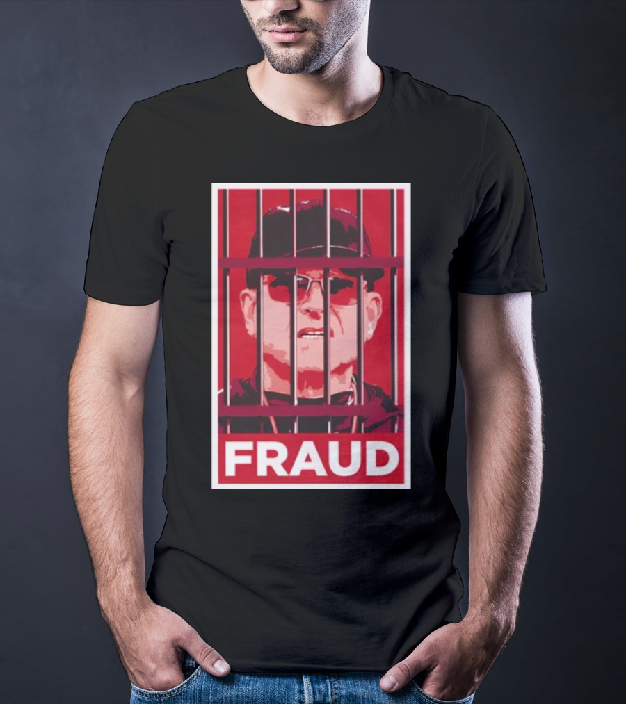 Nebraska Fraud Bars Red T-Shirt