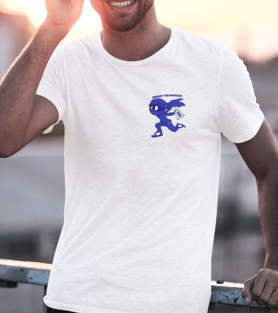 Bigdawgbanna Sneaky Ninja Robbin' The Robbers T-Shirt