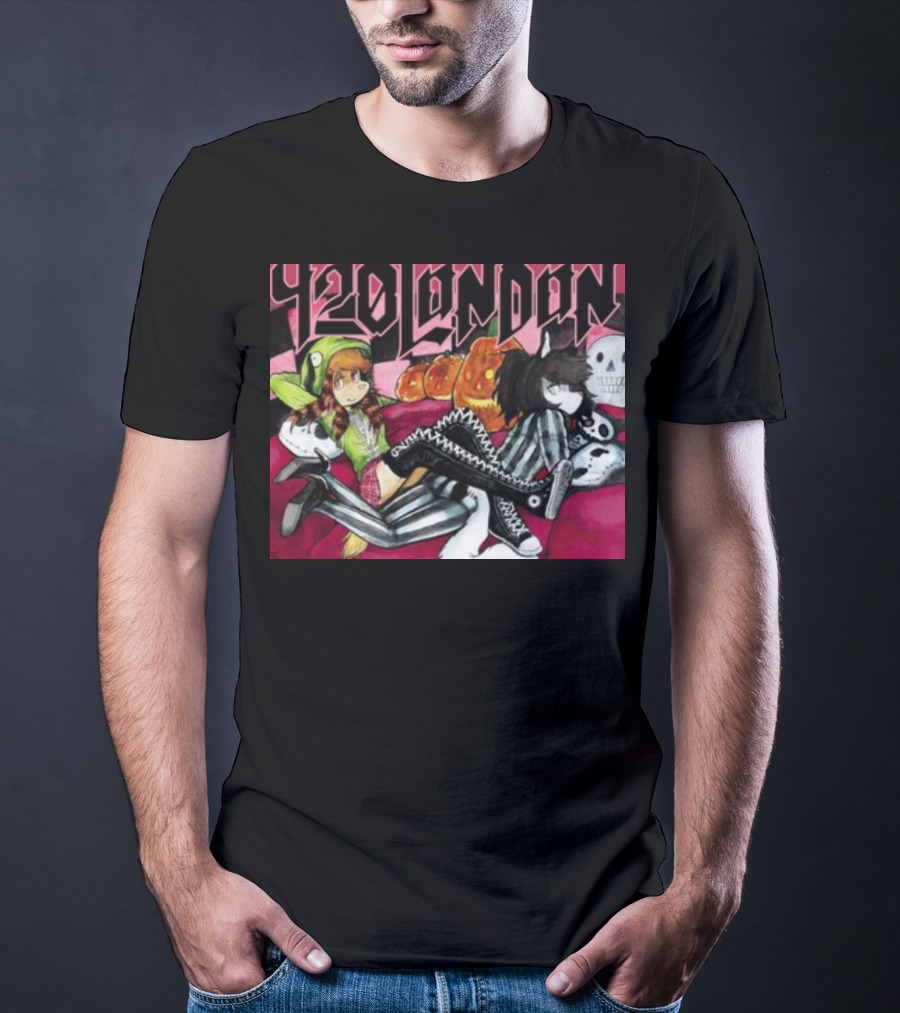 920 London Halloween Pumpkin Skeleton T-Shirt