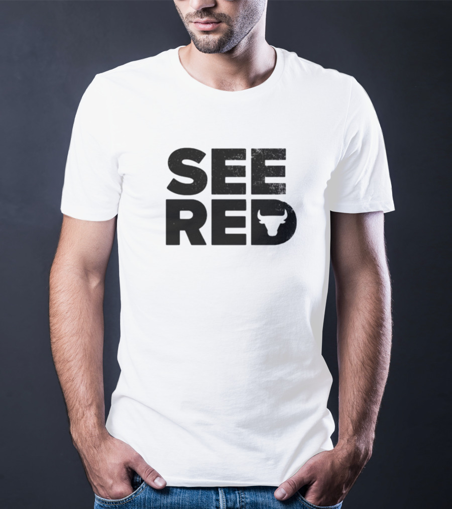 See Red Bulls Logo Emblem T-Shirt