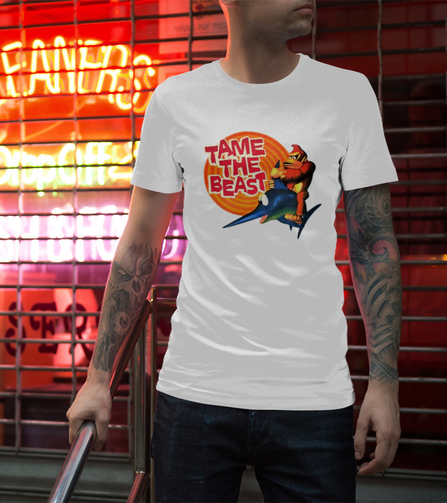 Donkey Kong Country SNES Tame The Beast Promo T-Shirt