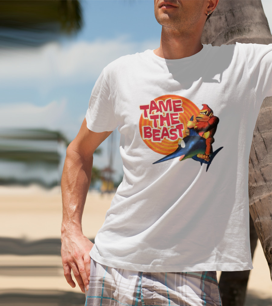 Donkey Kong Country SNES Tame The Beast Promo T-Shirt